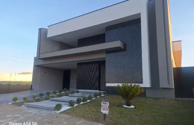 Casa de alto padrão à venda no condomínio santa mônica — caçapava/sp