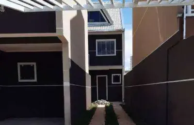 Sobrado com 3 dormitórios à venda, 140 m² por r$ 665.000,00 - fazendinha - curitiba/pr