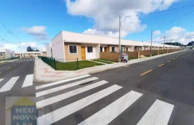 Casa com 2 dormitórios à venda, 42 m² por r$ 225.000,00 - santa terezinha - fazenda rio grande/pr