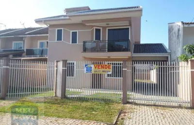 Sobrado de 182 m² fazendinha - curitiba, à venda por r$ 1.550.000
