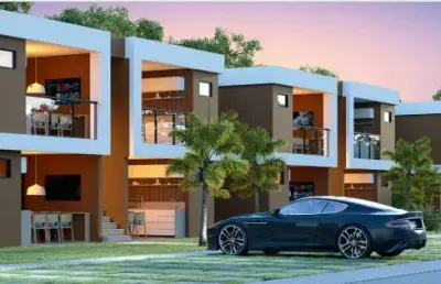 Apartamento térreo para venda em lauro de freitas, buraquinho, 2 dormitórios, 2 suítes, 3 banheiros, 1 vaga