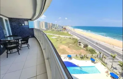 Apartamento frente mar para venda em salvador, jardim armação, 1 dormitório, 1 suíte, 2 banheiros, 1 vaga