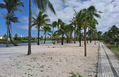 Casa em condomínio para locação em salvador, praia do flamengo, 4 dormitórios, 3 suítes, 5 banheiros, 3 vagas