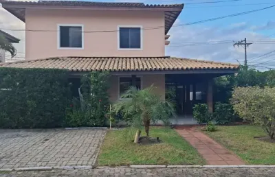 Casa em condomínio para venda em lauro de freitas, buraquinho, 4 dormitórios, 2 suítes, 4 banheiros, 4 vagas