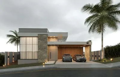 Casa linear no condomínio vistadoro aquaville em divinópolis