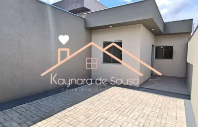 Casa linda com 3 quartos, sendo 1 suíte, em construção,  no parque real!!