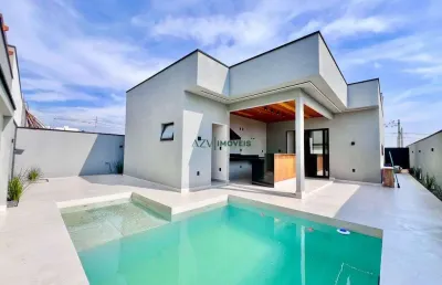 Casa em condomínio na cidade de caçapava com 03 suítes, 184m2.