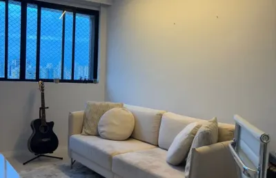 Apartamento mobiliado, com 55 m², em andar alto, localizado em boa viagem, um dos bairros mais valorizados e com melhor infraestrutura da cidade!