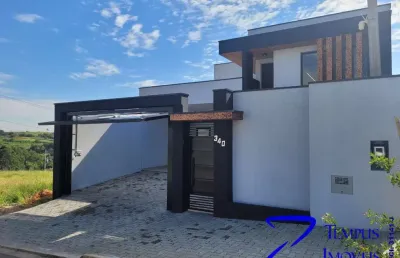 Incrível casa térrea nova, recém-construída, projeto arquitetônico arrojado. possibilidade de aceitar imovel como parte de pagamento