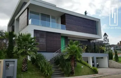 Casa em condomínio fechado com 4 quartos à venda na rodovia haroldo soares glavan, 1760, cacupé, florianópolis por r$ 6.780.000