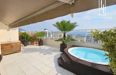 Cobertura com 3 quartos à venda na servidão antônio cipriano pereira, 105, itacorubi, florianópolis por r$ 2.400.000