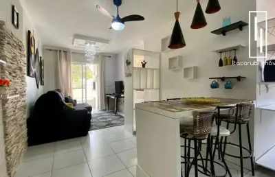 Apartamento com 2 quartos à venda na estrada cristóvão machado de campos, 450, vargem grande, florianópolis por r$ 455.000