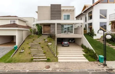 Casa em condomínio fechado com 4 quartos à venda na rua luiz tramontin, 1345, campo comprido, curitiba, 433 m2 por r$ 4.600.000