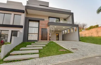 Casa em condomínio fechado com 3 quartos à venda na rua luiz tramontin, 1651, campo comprido, curitiba, 302 m2 por r$ 2.350.000