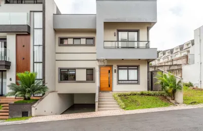 Casa em condomínio fechado com 3 quartos à venda na rua luiz tramontin, 1651, campo comprido, curitiba, 243 m2 por r$ 2.080.000
