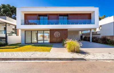 Casa em condomínio fechado com 4 quartos à venda na rua inácio wichnewski, 920, orleans, curitiba, 560 m2 por r$ 4.950.000