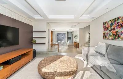 Casa em condomínio fechado com 3 quartos à venda na rua josé benedito cottolengo, 1161, campo comprido, curitiba, 259 m2 por r$ 2.249.000