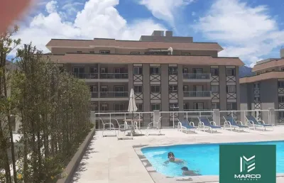 Apartamento com 1 dormitório à venda, 60 m² por r$ 380.000,00 - várzea - teresópolis/rj