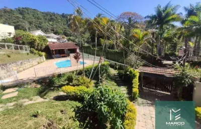 Casa com 7 dormitórios à venda, 454 m² por r$ 1.900.000,00 - granja guarani - teresópolis/rj