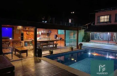 Casa com 4 dormitórios à venda, 150 m² por r$ 2.800.000,00 - carlos guinle - teresópolis/rj