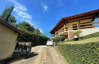 Casa com 3 dormitórios à venda, 229 m² por r$ 990.000,00 - vargem grande - teresópolis/rj