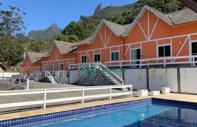 Casa com 3 dormitórios à venda, 99 m² por r$ 530.000 - granja guarani - teresópolis/rj