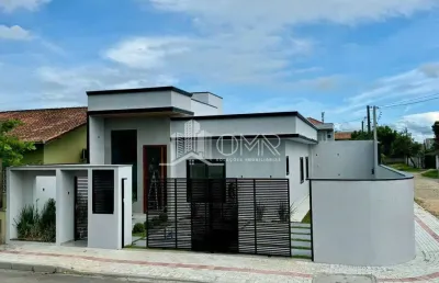 Casa moderna de esquina sozinha no terreno em itajuba