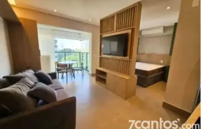 Apartamento com 1 quarto para alugar na Avenida Açocê, 50, Indianópolis, São Paulo