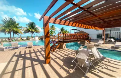 Lindo flat mauí beira-mar de tamandaré, porteira fechada