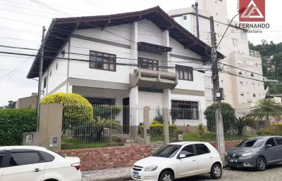 Casa com 6 dormitórios, sendo 3 suítes à venda, 418 m² por r$ 1.500.000 - ponta aguda - blumenau/sc