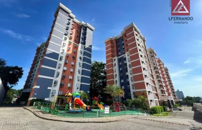 Apartamento com 3 dormitórios, sendo 1 suíte à venda, 71 m² por r$ 450.000 - água verde - blumenau/sc