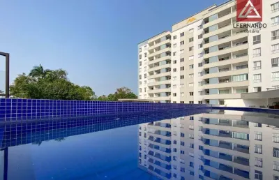 Apartamento com 2 dormitórios à venda, 54 m² por r$ 290.000,00 - itoupava central - blumenau/sc