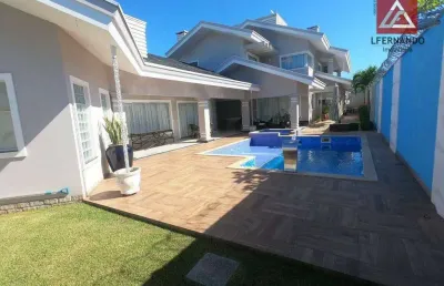 Casa com 5 suítes à venda, 600 m² por r$ 4.200.000 - itoupava central - blumenau/sc