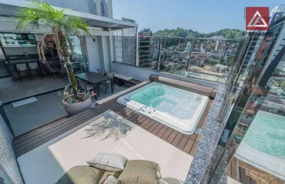 Cobertura com 3 suítes à venda, 167 m² por r$ 1.700.000 - vila nova - blumenau/sc