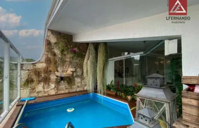 Cobertura com 4 dormitórios, sendo 2 suítes à venda, 242 m² por r$ 1.250.000 - centro - blumenau/sc
