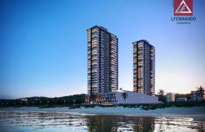 Apartamento com 2 dormitórios frente mar à venda, 82 m² por r$ 1.092.779 - beira mar - barra velha/sc
