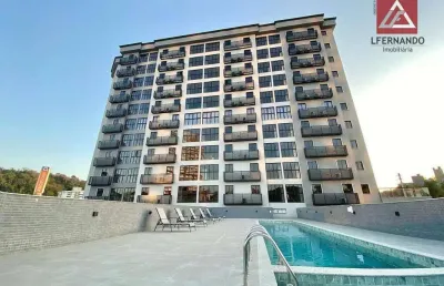 Apartamento mobiliado com 2 dormitórios à venda, 66 m² por r$ 540.000 - centro - blumenau/sc