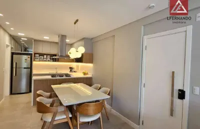Apartamento  mobiliado com 3 dormitórios, sendo 2 suítes à venda, 106 m² por r$ 1.050.000 - escola agrícola - blumenau/sc