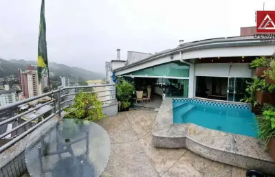 Cobertura com 3 dormitórios, sendo 1 suíte à venda, 188 m² por r$ 1.790.000 - ponta aguda - blumenau/sc