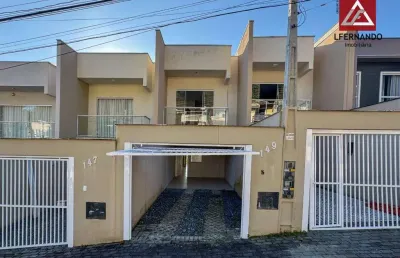Sobrado triplex com 2 suítes à venda, 95 m² por r$ 590.000 - escola agrícola - blumenau/sc