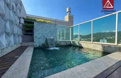 Cobertura totalmente mobiliada com 3 suítes à venda, 204 m² por r$ 2.880.000 - velha - blumenau/sc