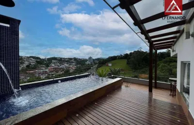 Cobertura com 3 dormitórios, sendo 1 suíte à venda, 280 m² por r$ 1.350.000 - fortaleza - blumenau/sc