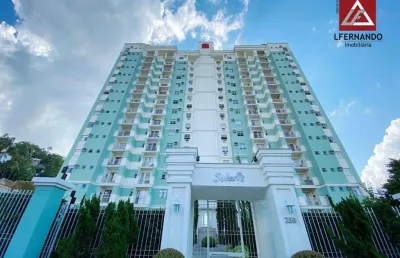 Apartamento com 3 dormitórios para alugar, 69 m² - itoupava seca - blumenau/sc