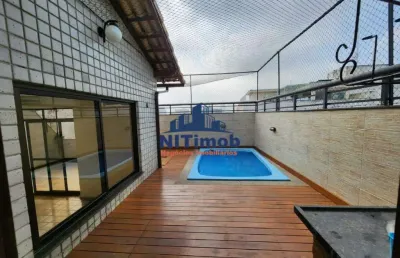 Cobertura com piscina de 3 quartos a venda em são domingos niterói.