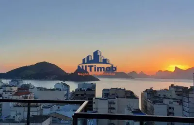 Cobertura à venda, 5 quartos, 3 suítes, 2 vagas, icaraí - niterói/rj