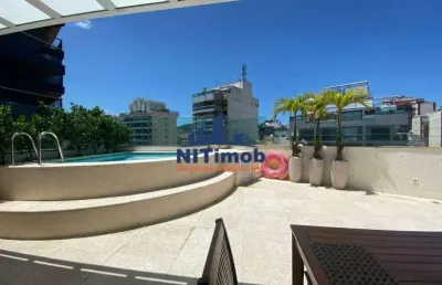 Cobertura à venda, 4 quartos, 2 suítes, 4 vagas, icaraí - niterói/rj