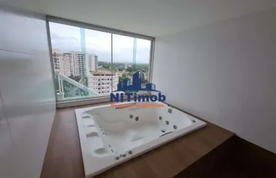 Cobertura à venda, 4 quartos, 2 suítes, 3 vagas, centro - itaboraí/rj
