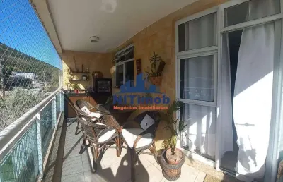 Apartamento à venda, 3 quartos, 1 suíte, 2 vagas, piratininga - niterói/rj