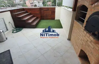 Cobertura à venda, 3 quartos, 1 suíte, 2 vagas, ingá - niterói/rj