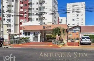 Apartamento com 2 quartos para alugar na rua joaquim caetano, 700, fátima, canoas por r$ 1.600